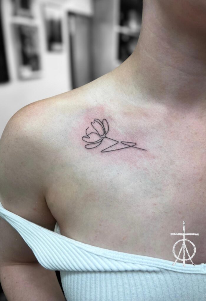 Fine Line Tattoo, Tiny Tattoo, Tattoo Artist Amsterdam Claudia Fedorovici