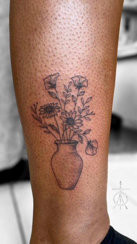 The Best Fine Line Tattoo Artist, Floral Tattoos
