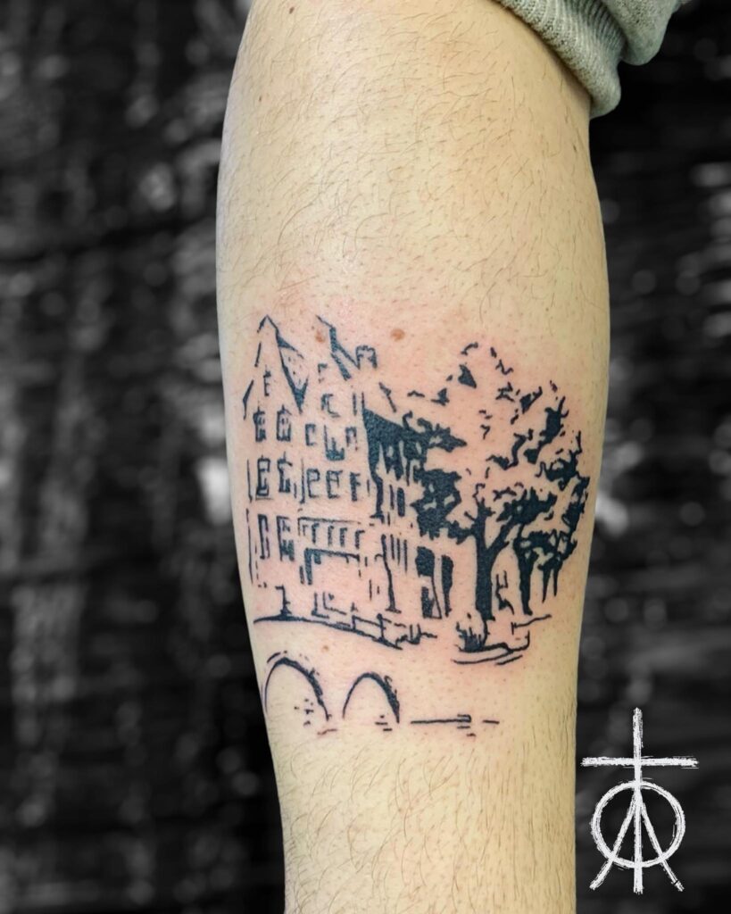 Amsterdam Tattoo, Small Tattoo by Claudia, Walkin Tattoo