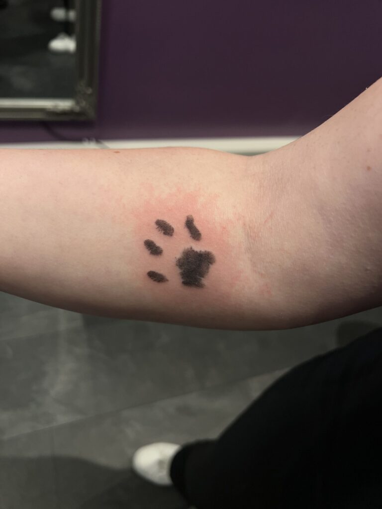 Cat Paw Print Tattoo , Small Tattoo