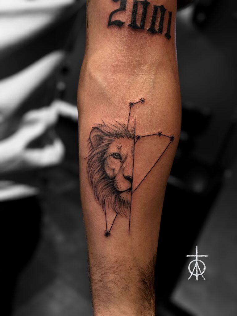 The Best Leo Tattoo, Micro Realism, The best Fine Line Tattoo Artist Claudia Fedorovici